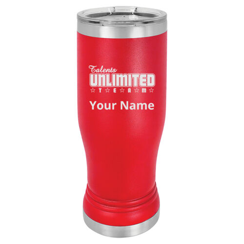 Talents Unlimited Engraved on a Polar Camel® - 14 oz. Vacuum Insulated Pilsner with Lid Thumbnail