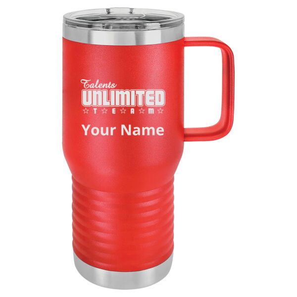Talents Unlimited Engraved on a Polar Camel® - 20 oz.Travel Mug Vacuum Insulated with Slider Lid Thumbnail