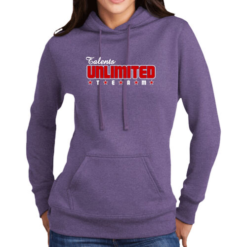 Talents Unlimited Design 1 on a Port & Co ® - Women's Core Fleece Pullover Hooded Sweatshirt Thumbnail