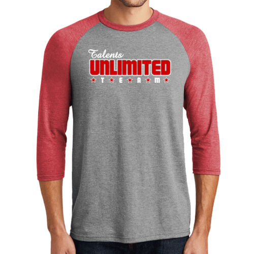 Talents Unlimited Design 1 on a District ® - Perfect Tri ® 3/4 Sleeve Raglan Thumbnail