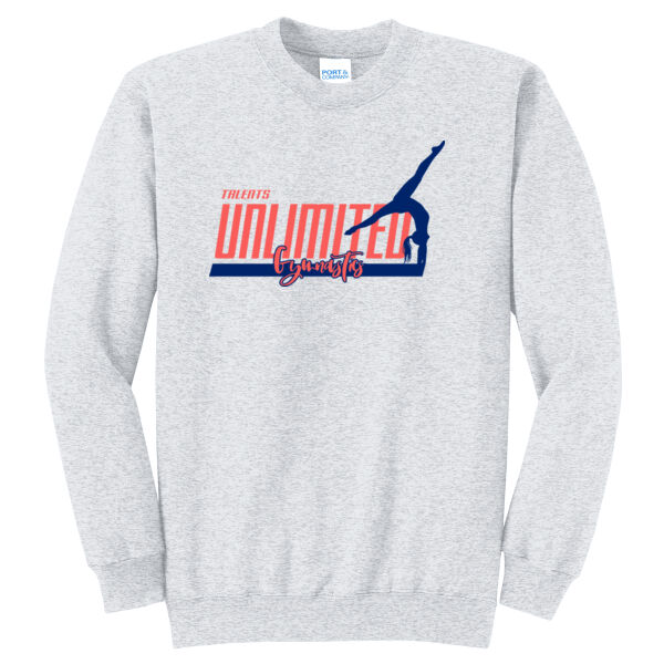 Talents Unlimited Design 2 on a Port & Co ® - Core Fleece Crewneck Sweatshirt Thumbnail