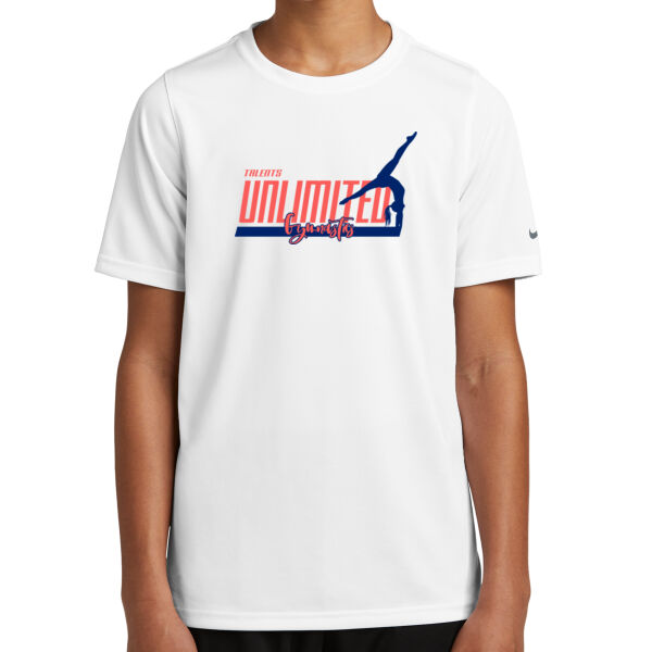 Talents Unlimited Design 2 on a Nike ® - Youth Swoosh Sleeve rLegend Tee Thumbnail