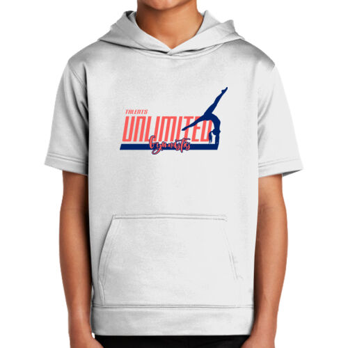 Talents Unlimited Design 2 on a Sport-Tek ® - Youth Sport Wick ® Fleece Short Sleeve Hooded Pullover Thumbnail