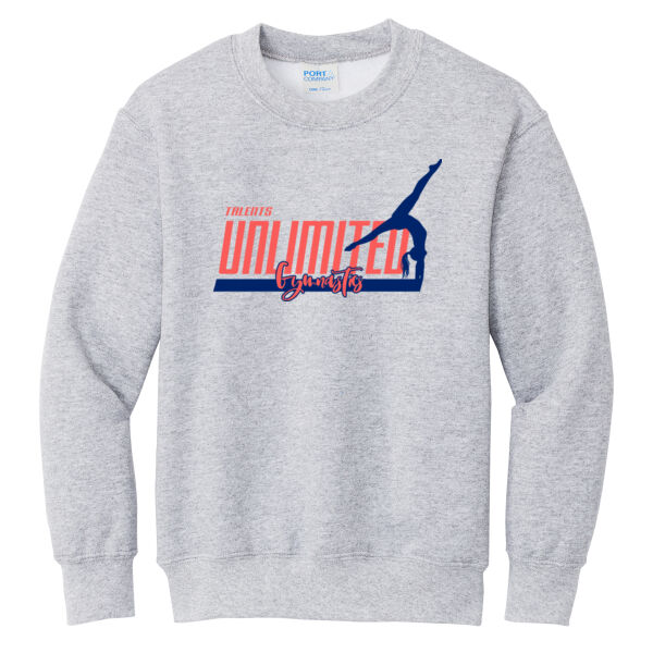 Talents Unlimited Design 2 on a Port & Co ® - Youth Core Fleece Crewneck Sweatshirt Thumbnail