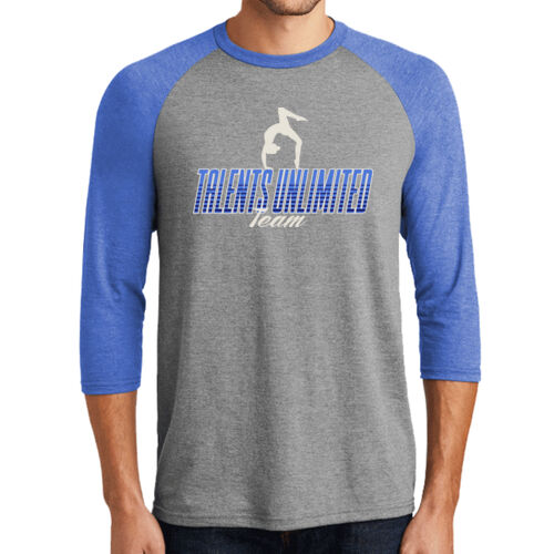 Talents Unlimited Design 3 on a District ® - Perfect Tri ® 3/4 Sleeve Raglan Thumbnail