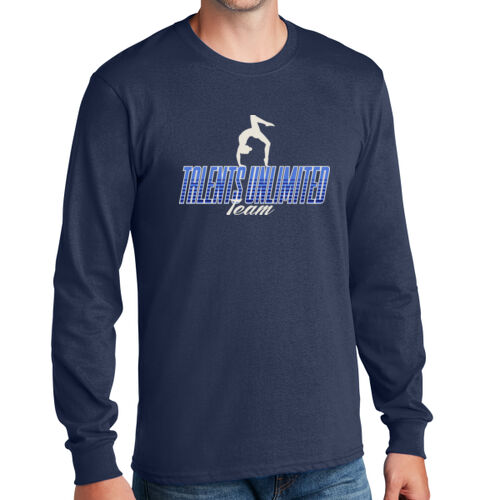 Talents Unlimited Design 3 on a Port & Co ® - Long Sleeve Core Cotton Tee Thumbnail