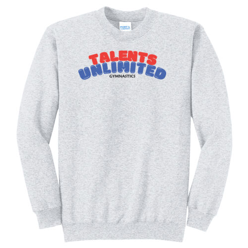 Talents Unlimited Design 4 on a Port & Co ® - Core Fleece Crewneck Sweatshirt Thumbnail