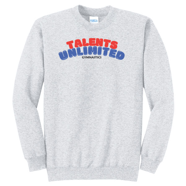 Talents Unlimited Design 4 on a Port & Co ® - Core Fleece Crewneck Sweatshirt Thumbnail