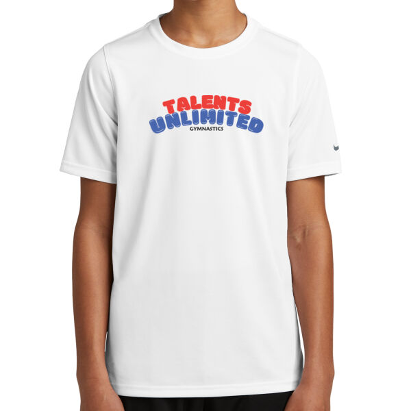Talents Unlimited Design 4 on a Nike ® - Youth Swoosh Sleeve rLegend Tee Thumbnail
