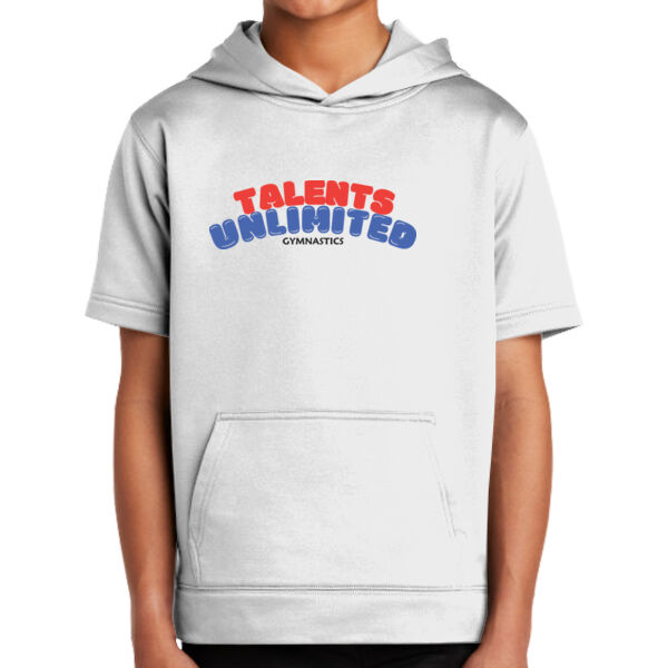 Talents Unlimited Design 4 on a Sport-Tek ® - Youth Sport Wick ® Fleece Short Sleeve Hooded Pullover Thumbnail