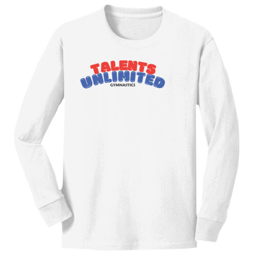 Talents Unlimited Design 4 on a Port & Co ® - Youth Long Sleeve Core Cotton Tee Thumbnail