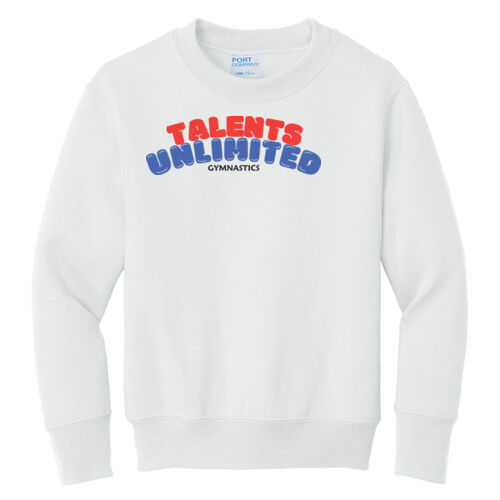 Talents Unlimited Design 4 on a Port & Co ® - Youth Core Fleece Crewneck Sweatshirt Thumbnail