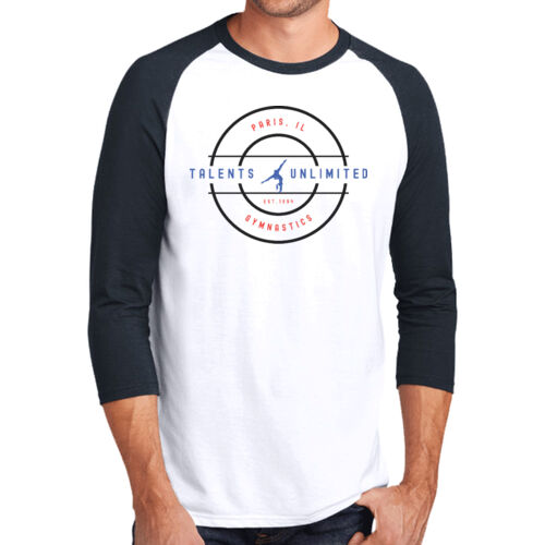 Talents Unlimited Design 5 on a District ® - Perfect Tri ® 3/4 Sleeve Raglan Thumbnail