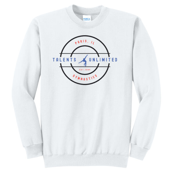 Talents Unlimited Design 5 on a Port & Co ® - Core Fleece Crewneck Sweatshirt Thumbnail