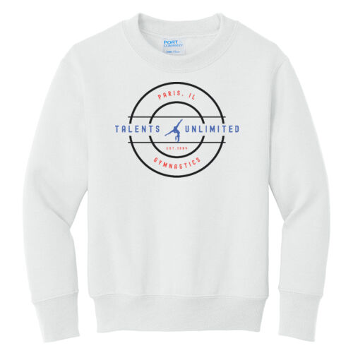 Talents Unlimited Design 5 on a Port & Co ® - Youth Core Fleece Crewneck Sweatshirt Thumbnail