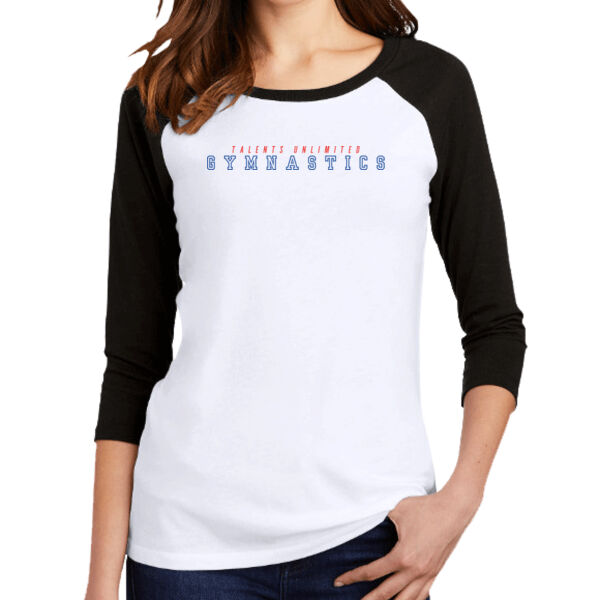Talents Unlimited Design 6 on a Port & Co ® - Women's Perfect Tri ® 3/4 Sleeve Raglan Thumbnail