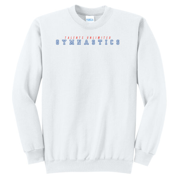 Talents Unlimited Design 6 on a Port & Co ® - Core Fleece Crewneck Sweatshirt Thumbnail