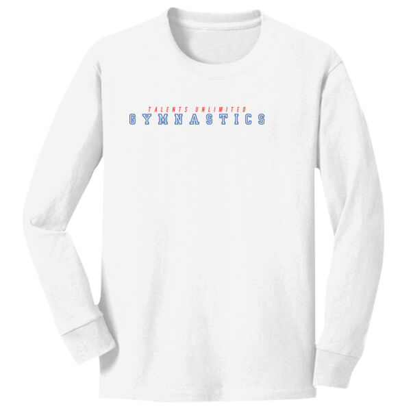 Talents Unlimited Design 6 on a Port & Co ® - Youth Long Sleeve Core Cotton Tee Thumbnail