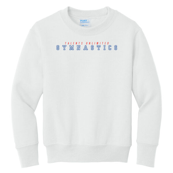 Talents Unlimited Design 6 on a Port & Co ® - Youth Core Fleece Crewneck Sweatshirt Thumbnail